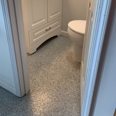 toilet floor