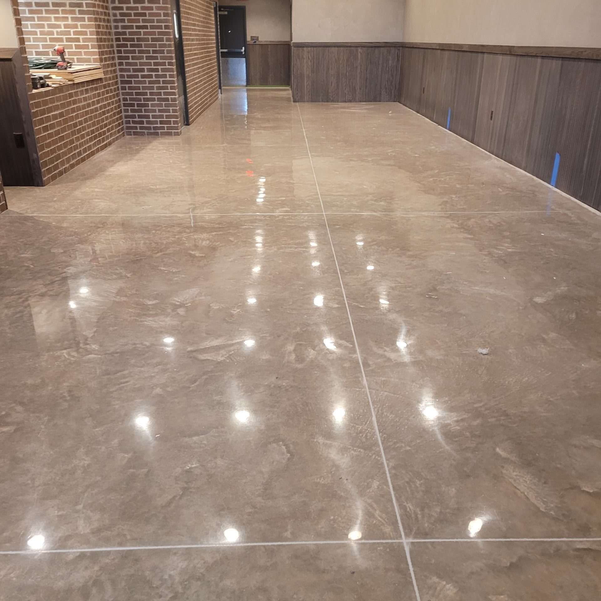 polishcretefloors large area