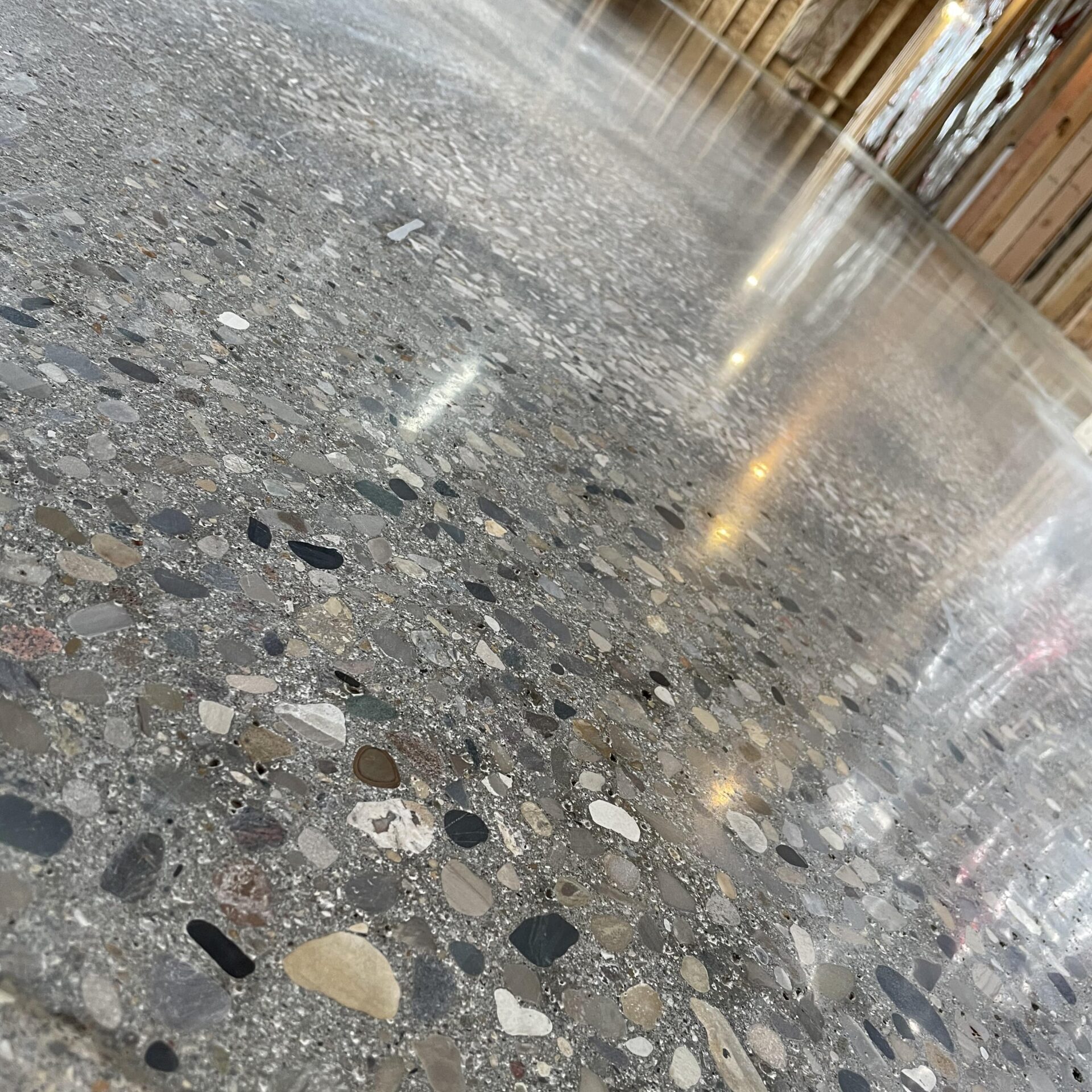 outer side floor concrete